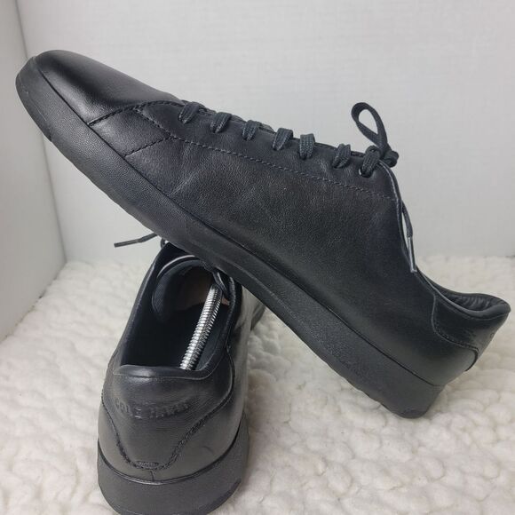 Cole Haan GrandPro Shoes Sneakers Mens Size 13 Black Leather Casual Lace Up - Picture 6 of 10